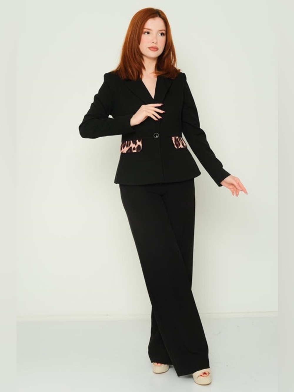 Women's 2-Piece Tall Dress Pants - Elegant Office Look